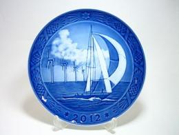 ロイヤルコペンハーゲン  イヤープレート  2012年ホーンス・レウ風力発電所　11%Off