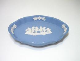 ウェッジウッド　【ジャスパー英国製　ブランド箱 】　11.5cmシルバートレイ　40%Off