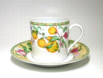 アビランド・ジャルダンエデン　ハイエキストラ　カップ&ソーサー　30%Off