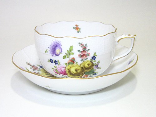 ヘレンド  フラワーブーケ  BHR　ティーカップ&ソーサー　 704 -3　国際版　20%Off