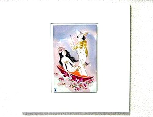 マイセン　【アラビアンナイト　ゴンドラに乗る王様と王妃様】 磁板画　20%Off　26cm