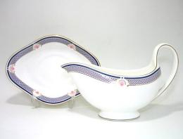 WEDGEWOOD ウェッジウッド ウェーバリー ソースボート&スタンド